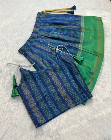 Aranya - Navy Blue Minipattu