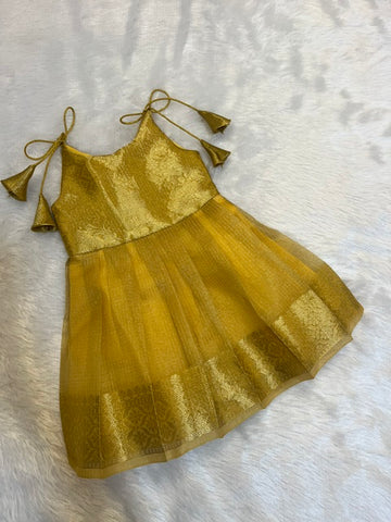 Golden tissue silk Minipattu